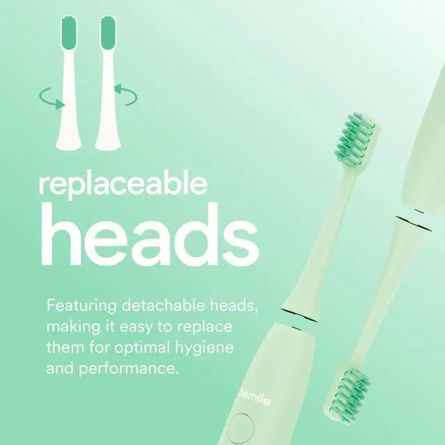 Alt view image 2 of 5 - Sonic Electric Toothbrush for Adults & Kids Rechargeable Toothbrush with 3 Cleaning Modes, Smart 2-Minute Timer, Mode Memory & Soft-Tapered Bristles (Green)