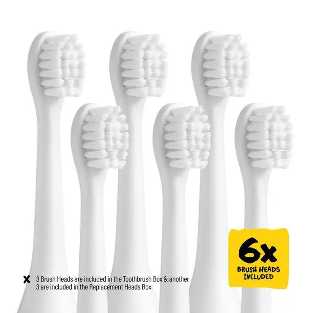 Alt view image 7 of 7 - Kids Electric Toothbrush - Rechargeable Vibrating Toothbrush with Timer, Includes 6 Replacement Heads, Gently Cleans Teeth, Kid & Toddlers Age 2+, (Bulldog)