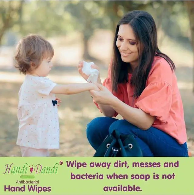 Alt view image 4 of 6 - ANTIBACTERIAL HAND WIPES lemon scented 20 packs of 10 wipes