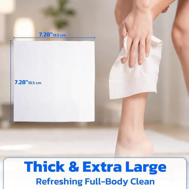 Alt view image 7 of 7 - Wet Wipes, Unscented & Hypoallergenic Wipes for Sensitive Skin, 99% EDI Purified Water, Gentle for Whole Family, Whole Body Usage, 60 Counts (1 Pack)