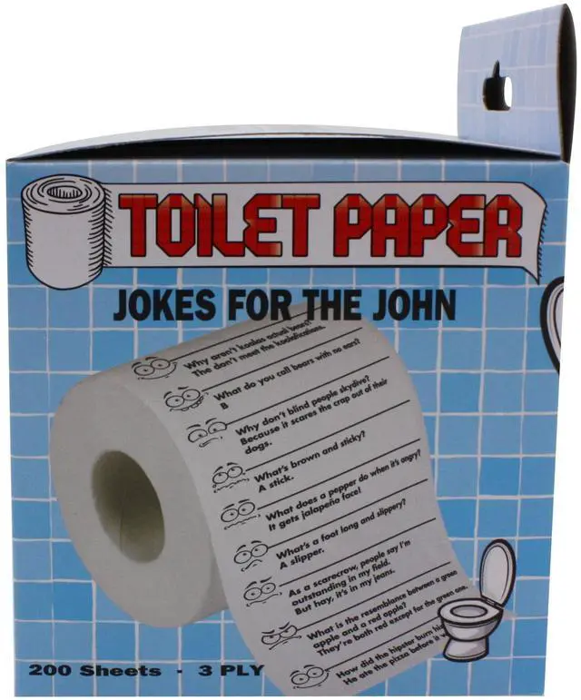 Alt view image 5 of 6 - Crap Jokes Funny Toilet Paper - 3-Ply Prank Gag Gift Roll