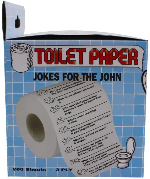 Alt view image 6 of 6 - Crap Jokes Funny Toilet Paper - 3-Ply Prank Gag Gift Roll