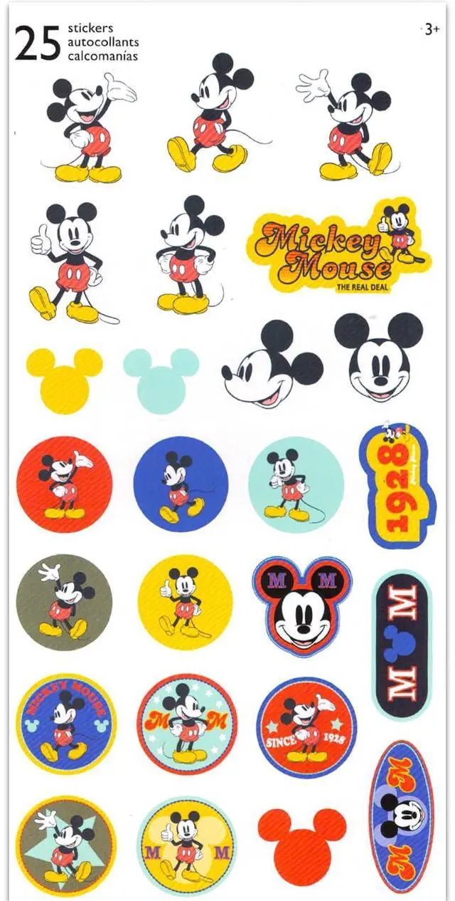 Alt view image 3 of 4 - Mickey and Minnie Mouse Pocket Size Facial Tissue Set - 12 Packs of 10 Sheets (120 Tissues) Plus Stickers & Door Hanger | Disney Disposal for Travel, School, Classroom