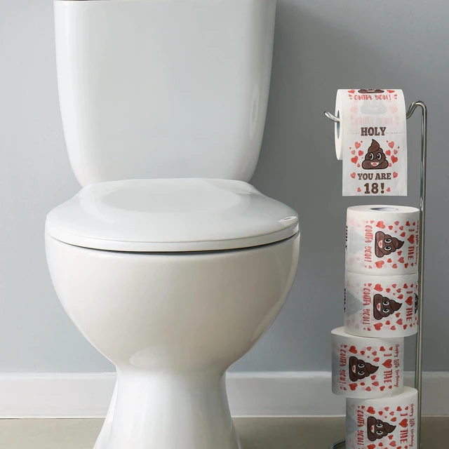 Alt view image 2 of 7 - 18th Birthday Gifts for Boys or Girls - Happy Prank Toilet Paper - 18th Birthday Decorations, Party Supplies Favors - Novelty Bday Present for Him, Her, Friends - 18 Years Old Funny Gag Gift for Guys