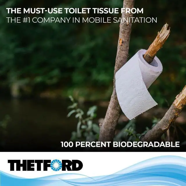 Alt view image 3 of 6 - Aqua-Soft Toilet Tissue - Toilet Paper for RV and marine - 2-ply - Thetford 03300 (Pack of 4 rolls) , White