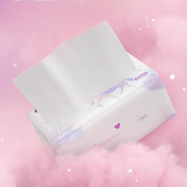Alt view image 5 of 7 - Pack of 6, Soft Small Facial Tissue, Toilet Paper, Disposable Napkin, Bag Cover NOT Box, White Facial Paper, Material Wood Pulp Fiber NOT COTTON, 4-Ply