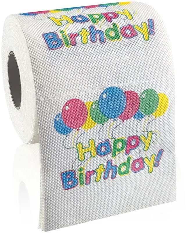 Main image of Funny Birthday Toilet Paper Roll, Happy Birthday Decorations Gifts