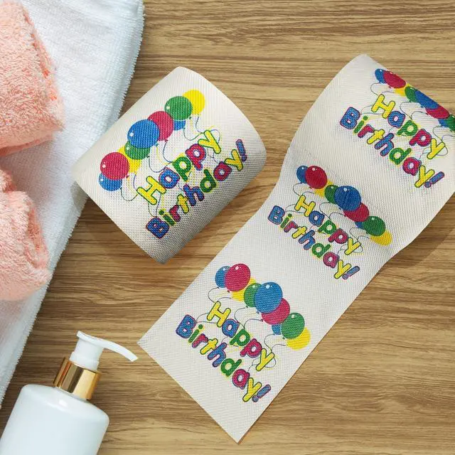 Alt view image 5 of 7 - Funny Birthday Toilet Paper Roll, Happy Birthday Decorations Gifts
