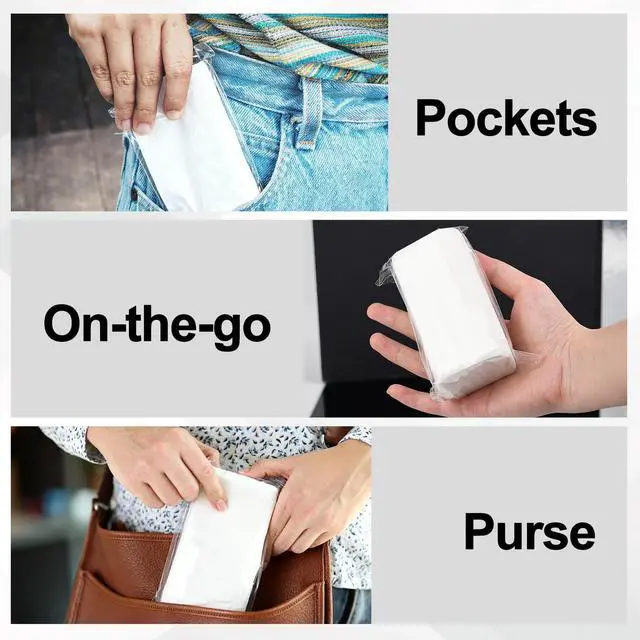 Alt view image 4 of 7 - 12 PCS Travel Toilet Paper Portable Camping Toilet Paper Soft Coreless Toilet Tissue Individually Wrapped for Camping Hiking Outdoor Traveler(12)