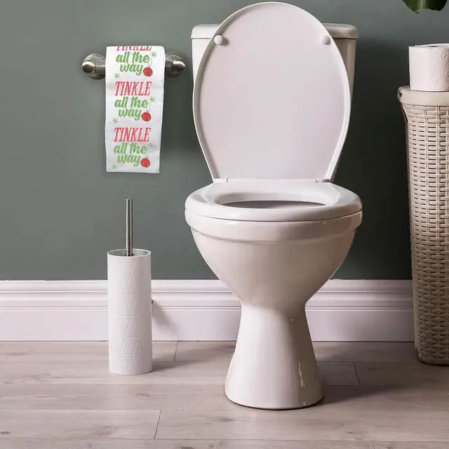 Alt view image 6 of 7 - Christmas Toilet Paper Roll Tinke All The Way - Funny Toilet Paper, Funny Merry Christmas Novelty Gifts, Perfect for White Elephant and Holiday Parties - Santa, Xmas, Grinch and Holiday Gag Gifts
