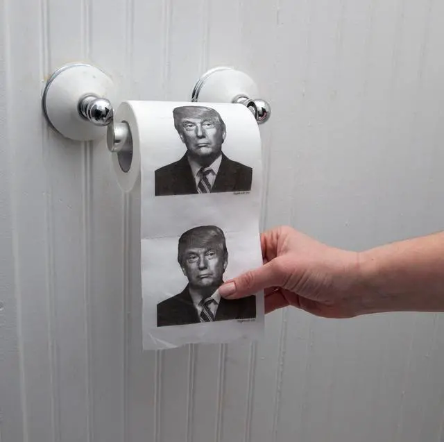 Alt view image 3 of 3 - Trump Toilet Paper, 5 Pack, White