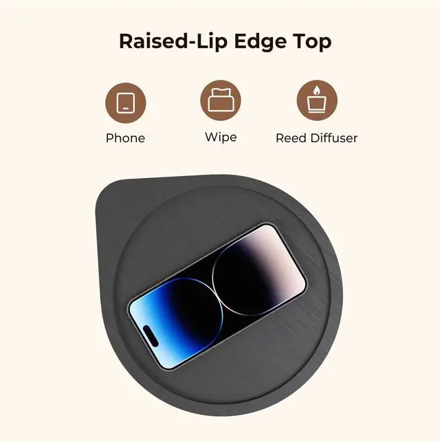 Alt view image 3 of 7 - Toilet Paper Holder Stand, Free Standing Toilet Paper Roll Holder, Modern Bathroom Toilet Tissue Dispenser Organizer, Corner-Adaptive Design for Bathroom