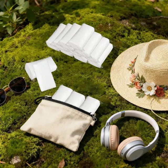 Alt view image 5 of 7 - 15 Rolls Travel Toilet Paper Bulk Portable Soft Camping Toilet Paper Travel Size Clear Coreless Tissue Rolls Compact Pocket for Women Purses Backpacking RV Outdoor Hiking