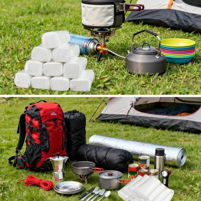 Alt view image 7 of 7 - 15 Rolls Travel Toilet Paper Bulk Portable Soft Camping Toilet Paper Travel Size Clear Coreless Tissue Rolls Compact Pocket for Women Purses Backpacking RV Outdoor Hiking