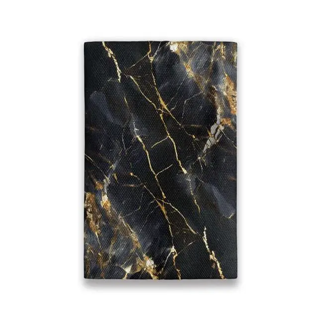 Alt view image 2 of 7 - Black & Gold Marble Purse Tissues Holder Pouch Roomy Tissue Pocket for Women Girls Soft Lightweight Zipper Enclosed Pouch for Coin Card Napkin