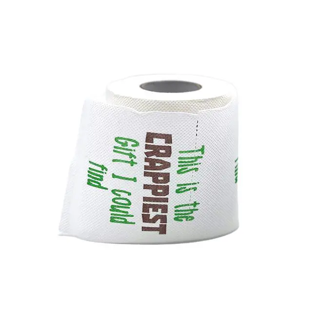 Alt view image 3 of 6 - Crappiest Gift Funny Toilet Paper - 3-Ply Prank Gag Roll