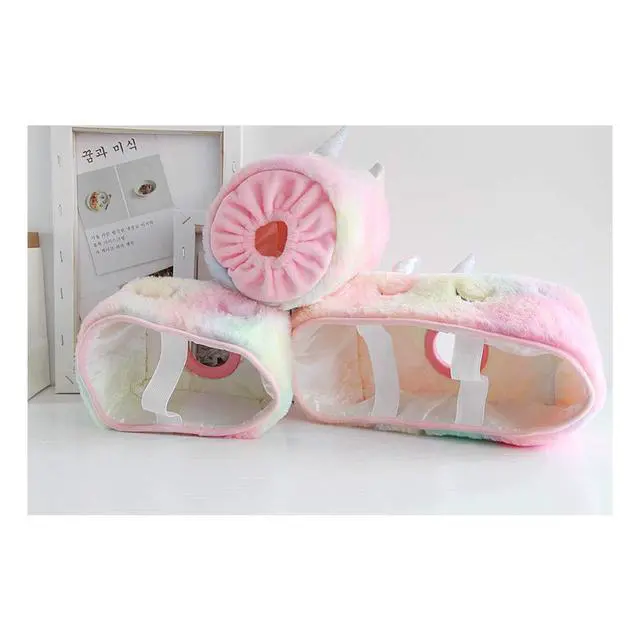Alt view image 5 of 6 - Colorful Unicorn Tissue Box Cover, Cute Plush Tissue Box Holder Decorative Facial Tissue Holder Napkin Holder for Home, Office, Nursery and Car (Rectangle)