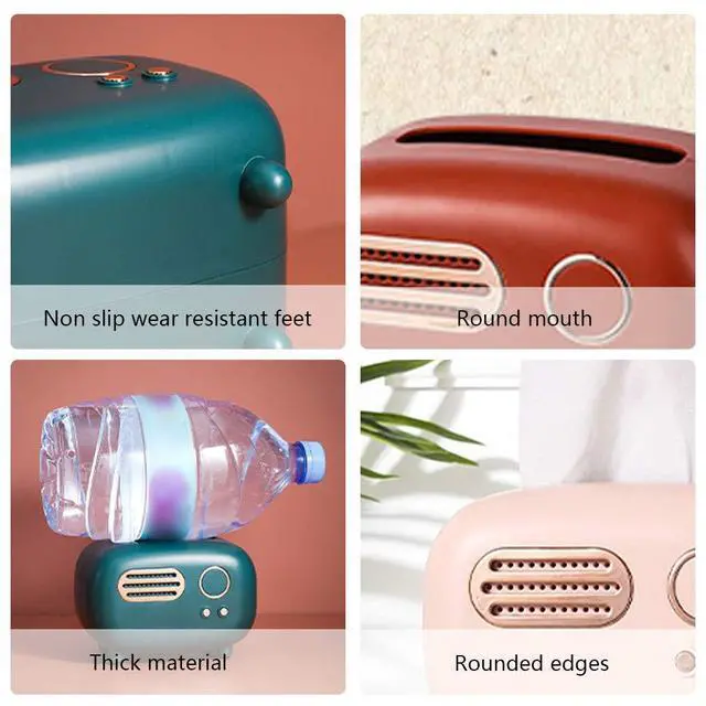 Alt view image 6 of 6 - Vintage Radio Facial Tissue Box Cover Napkin Holder Decorative Napkin Storage Organizer Paper Towel Dispenser Container for Bathroom Car Office Desk Home Decor Bedroom Restaurant Green