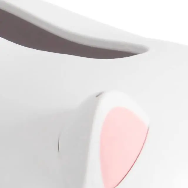 Alt view image 4 of 5 - Cute Cat Tissue Holder with Toothpick Dispenser, Desktop Tissue Storage Box Multifunction Facial Napkin Dispenser Holder for Kitchen Bathroom (White)