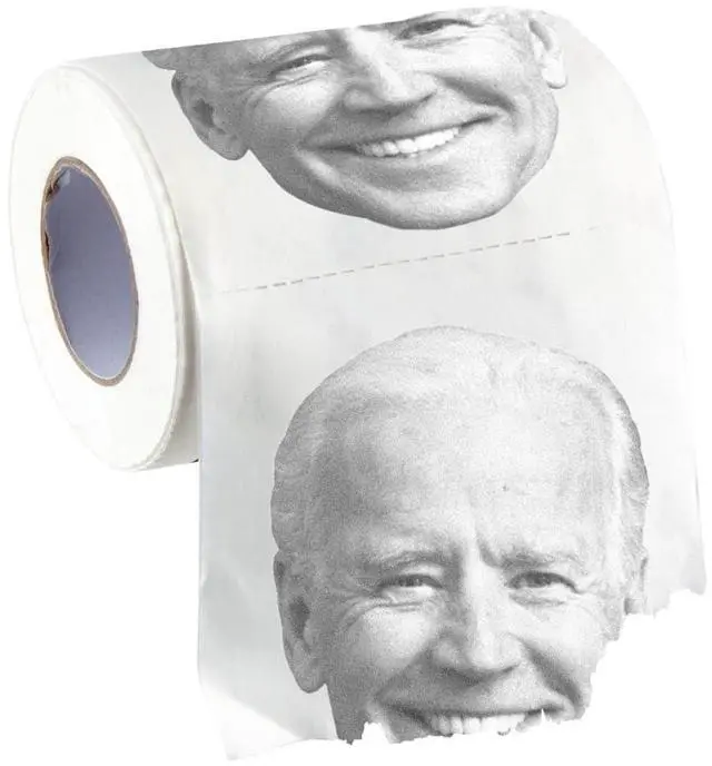 Main image of Novelty Toilet Paper, Funny Political Gag Gift, Novelty Tp, Great for Family Politicians, Funny Bathroom Accessory - Joe Biden