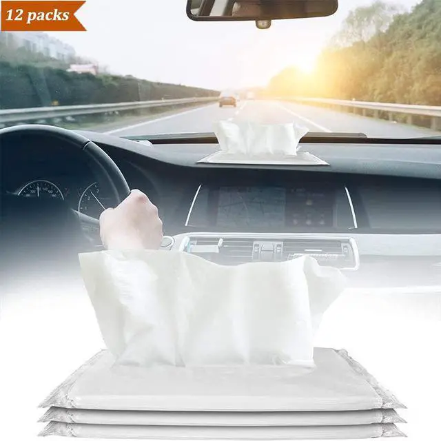 Alt view image 7 of 7 - Car Facial Tissue Refill for Car Visor Holder, 3-Ply Soft 360 Sheets