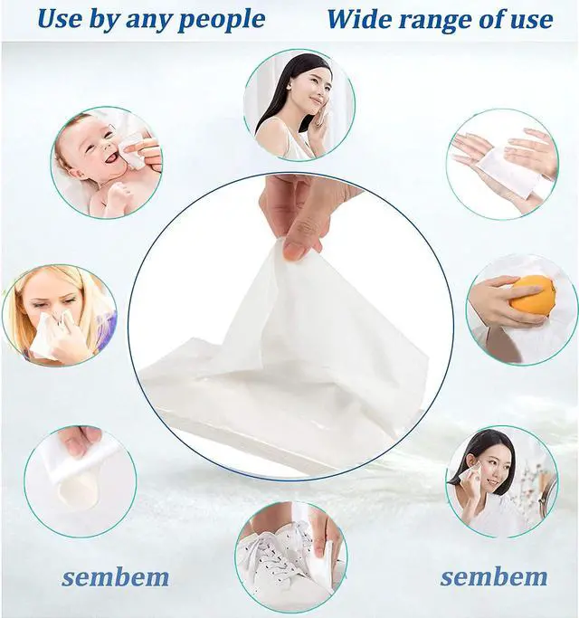 Alt view image 5 of 7 - Car Facial Tissue Refill for Car Visor Holder, 3-Ply Soft 360 Sheets