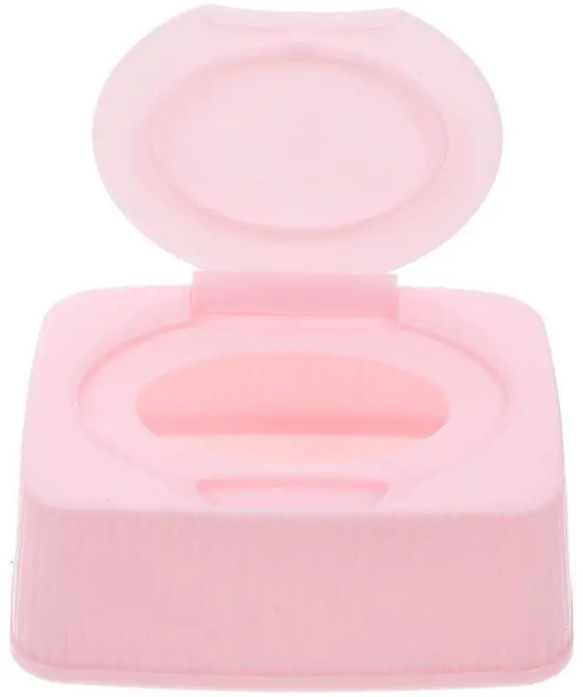 Main image of Portable Wipe Holder Travel Case Flip Lid Dustproof Storage Box for Nursery Bathroom Makeup Cotton Pads