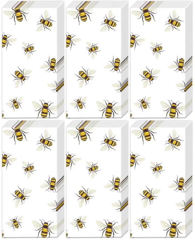 Main image of Boston International Bulk 4-Ply Travel Pocket Tissues (Save the Bees!)