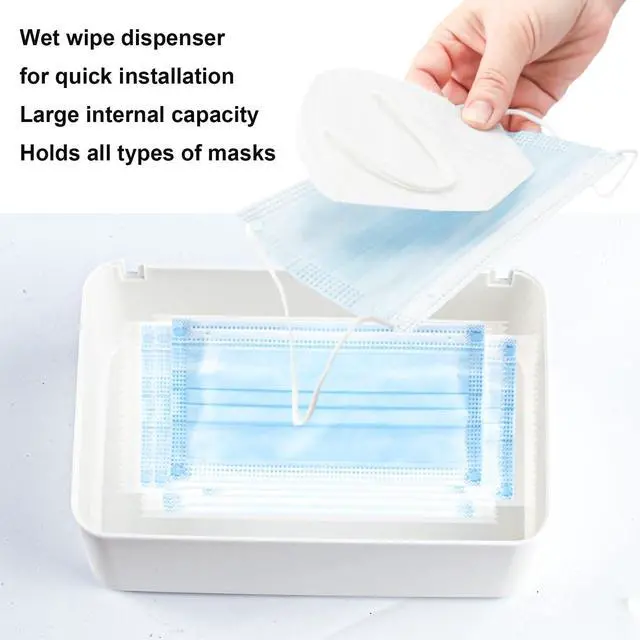Alt view image 4 of 7 - 2 Pcs Diaper Wipes Dispenser,Refillable Wipe Container, Wet Wipes Dispenser