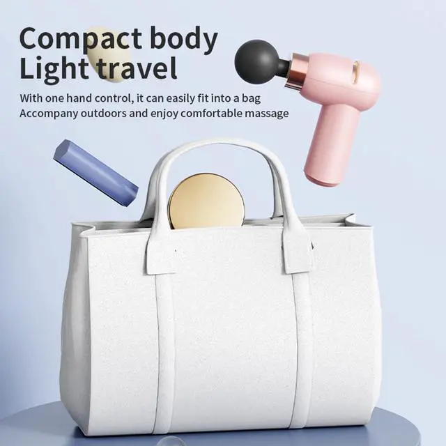 Alt view image 4 of 5 - Massage Gun, Deep Tissue Back Massage for Athletes for Muscle Relief, Percussion Massager with 4 Massages Heads