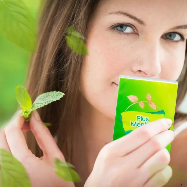 Alt view image 4 of 7 - Menthol Lotion Pocket Tissues, Travel Size, 4-Ply, 20 Pack (200 Tissues Total)