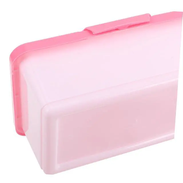 Alt view image 4 of 7 - Baby Wipes Case Refillable Wipes Dispenser with Lid Portable Tissue Storage Container for 80 Wipes Moisture Retaining Wipe Holder for Home Travel Car Bathroom