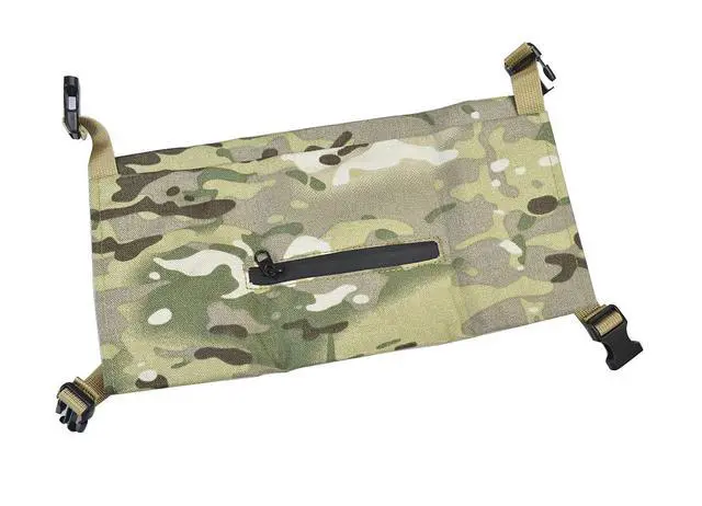 Alt view image 4 of 6 - Tactical Toilet Paper Holder Camping Wipes Box Tissue Box Portable Paper Sleeve Waterproof Portable and Foldable Paper Case with MOLLE Mount Webbing Storage Bag for Car Bathroom Camping Hiking (CAMO)