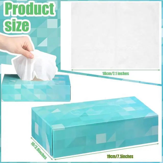Alt view image 7 of 7 - 5-in-1 Tissue Box Holder with Storage Caddy, 7 Inch Plastic Multifunction Countertop Organizer, 3X Compartments 1x Top Tray, Ideal for Office, Home, Vanity, Makeup & Stationery (Gray)