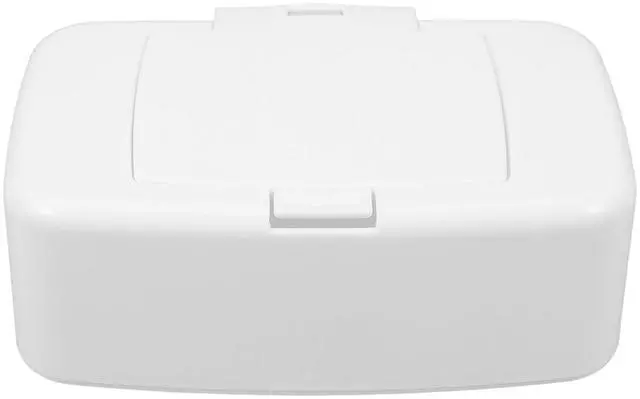 Main image of Refillable Wipe Dispenser Box with Non-Slip Base Portable Wet Tissue Holder for Baby Nursery Kitchen Bathroom and Travel 6.69X4.13X2.36 Inches