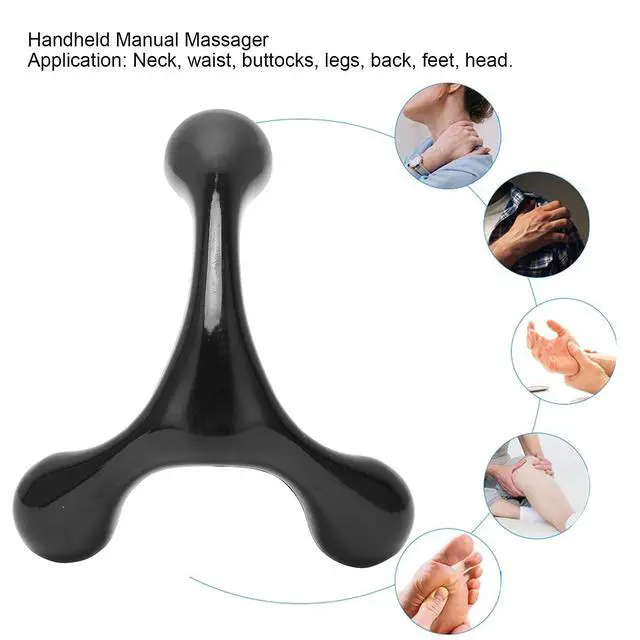 Alt view image 5 of 6 - Deep Tissue Massage Tool, Portable 4-Legged Palm Fit Massager for Whole Body Relief from Soreness and Stress, Provides Powerful Lymphatic detoxification and Fat Dispersion