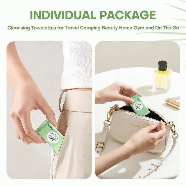 Alt view image 7 of 7 - Compressed Towel 100 PCS Disposable Face Towels, Mini Portable Tablets Coin Tissue Compressed Cotton Hand Wipe Disposable Washcloths for Travel Camping Home Outdoor