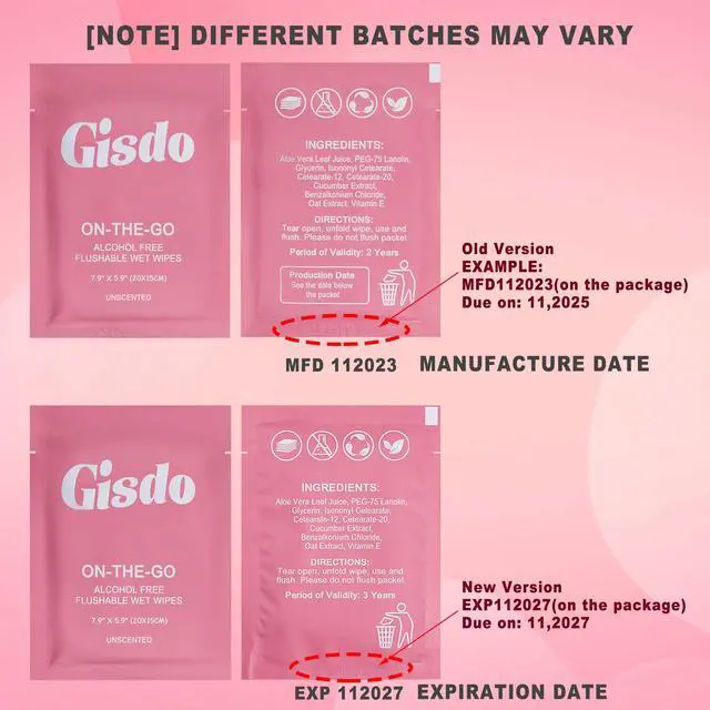 Alt view image 6 of 7 - 50 Pcs Fragrance Free, Plant Based Wet Wipes, Aloe Vera for Butt, Hands, Face Cleaning, Sufficient Quantity, Individual Wrapped, Portable Size, Ideal for Daily Use