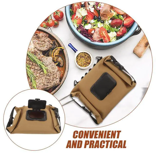 Alt view image 4 of 7 - Hanging Camping Tissue Holder Bag Waterproof Canvas Napkin Storage Box Portable Wet Wipe Dispenser for Outdoor Use Picnic and Travel Accessories