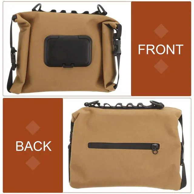 Alt view image 7 of 7 - Hanging Camping Tissue Holder Bag Waterproof Canvas Napkin Storage Box Portable Wet Wipe Dispenser for Outdoor Use Picnic and Travel Accessories