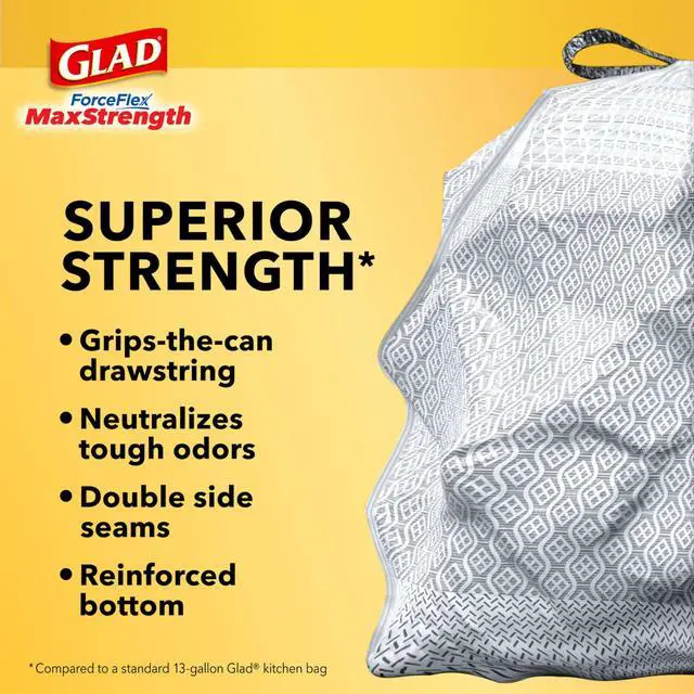 Alt view image 4 of 7 - ForceFlex MaxStrength XL Trash Bags, 20 Gal, Fresh Clean, 30 Ct (Package May Vary)