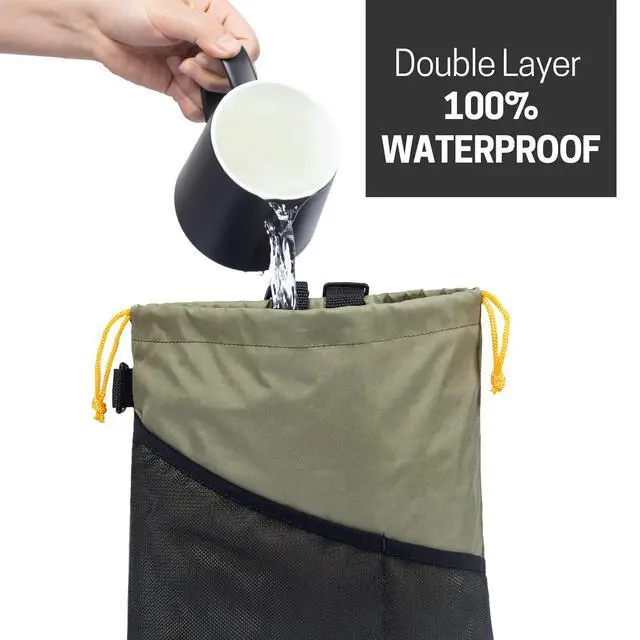 Alt view image 3 of 7 - 2PCS Hanging Car Garbage Can - Waterproof Leakproof Trash Bag | Car Trash Can with Durable Leakproof Lining, Keeps Vehicle Clean and Neat