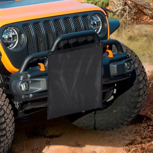 Alt view image 5 of 7 - 2 Pcs UTV Trash Sack PVC Mesh Bag Compatible With Polaris RZR, Can-Am, CFMOTO, Teryx, Mule, Arctic Cat, Pioneer, Golf Cart and most models(BLACK)