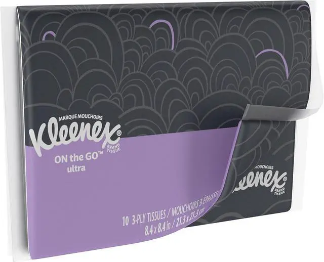Alt view image 3 of 6 - 3 Pk Slim Pack Wallet Size (2 Pack) = 60 Tissues - Most Elegant Look of Any Portable Tissue Anywhere