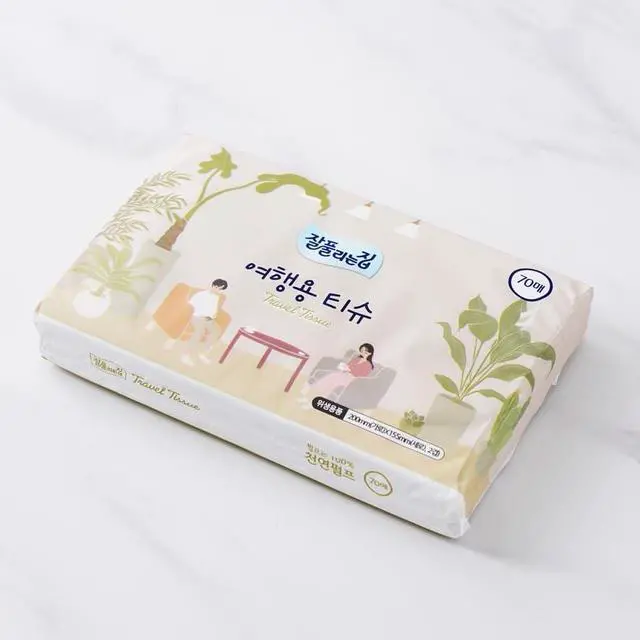 Alt view image 7 of 7 - Travel Pocket Tissues Packs (Soft Pack) 70 Sheets per pack / 3packs, 210 Tissues Total, Travel, Camping, Office, Car