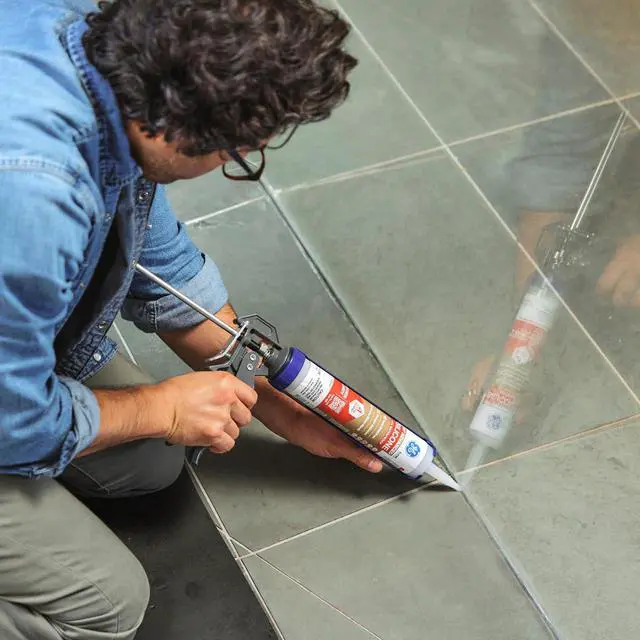 Alt view image 7 of 7 - Advanced Silicone Caulk for Kitchen & Bathroom, Clear, 10 fl oz Cartridge, 1 Pack - 100% Waterproof Silicone Sealant, 5X Stronger Adhesion, Shrink & Crack Proof