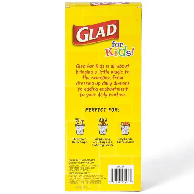 Alt view image 6 of 6 - for Kids Unicorn Disposable Paper Bath Cups, 3 Oz, 100 Count | Kid-friendly design, soak-proof, paper bathroom rinse cups for brushing teeth, fits little hands, for travel & everyday use