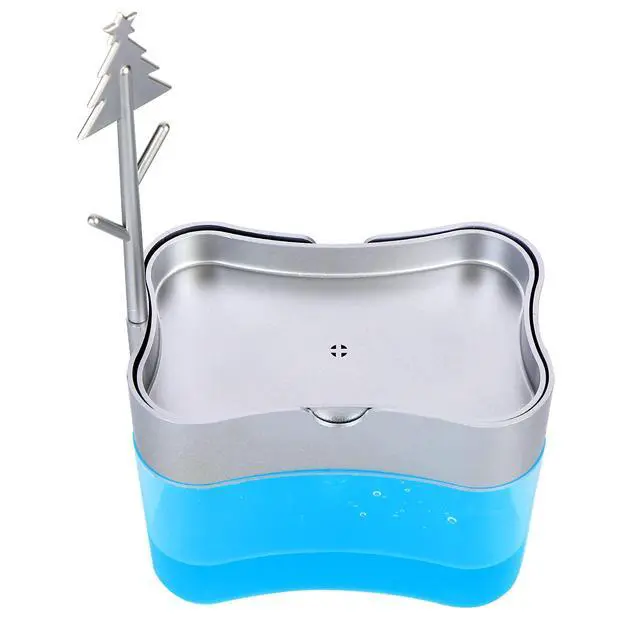 Alt view image 7 of 7 - New 2026 Version Soap Dispenser with Added Features - Premium Quality Dish Soap Dispenser - Countertop Kitchen Soap Dispenser, Sink Dish Washing 13 Ounces (Sponge Included)