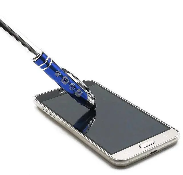 Alt view image 5 of 5 - Veterinary Engraved Pen Light with Stylus Tip Vet Tech Gifts