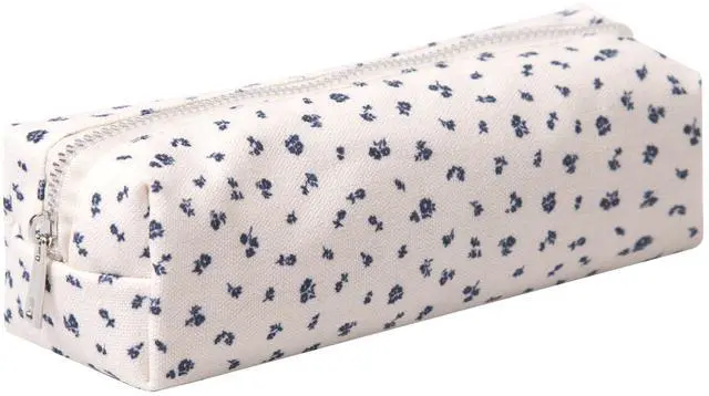 Main image of Cute Pencil Case Aesthetic Student Pencil Pouch Coin Pen Pouch Cosmetic Bag Office Stationery Organizer For Kids Teen School (Z-Rose)
